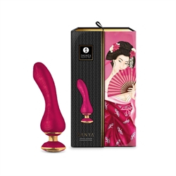 Shunga Sanya Raspberry  Genopladelig Kvalitets Vibrator